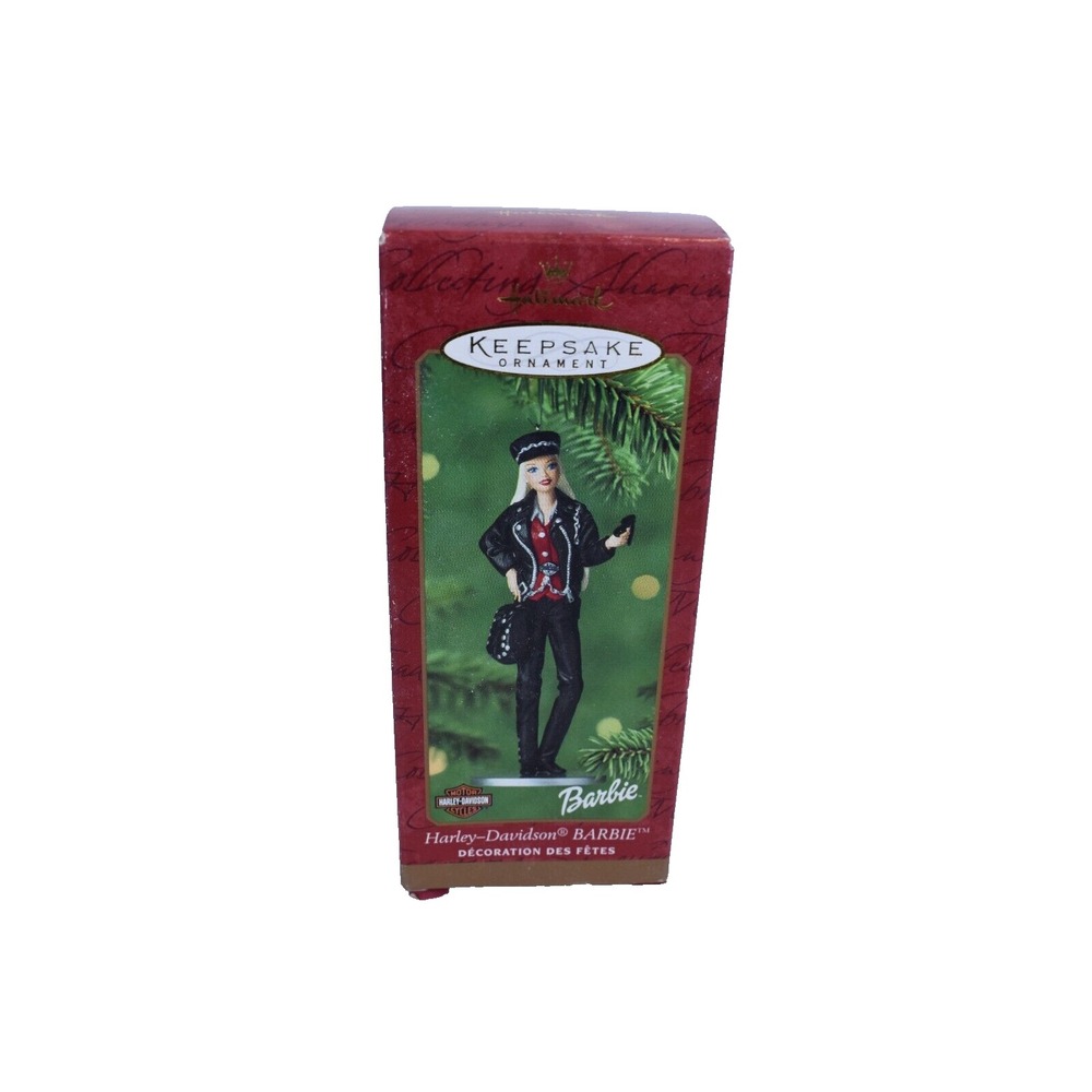 Hallmark Keepsake Ornament Barbie Harley-Davidson Barbie Christmas 2000